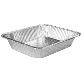 Steam Table Pan 1/2 Size Aluminum Silver Deep 100/Case