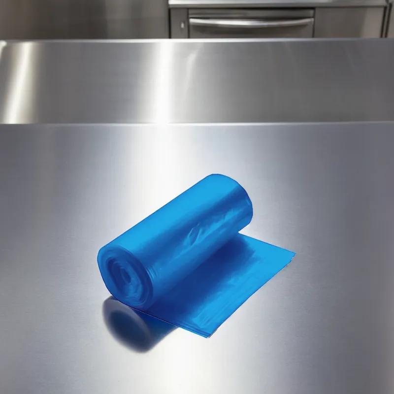 Can Liner 40X48 IN 45 GAL Blue HDPE 17MIC Roll 25 Count/Pack 10 Packs/Case 250 Count/Case