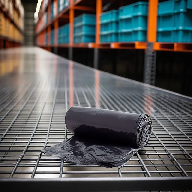 PG6 Municipal Can Liner 30X45 IN 23 GAL Black LLDPE 1.5MIL Coreless 20 Count/Pack 5 Packs/Case 100 Count/Case