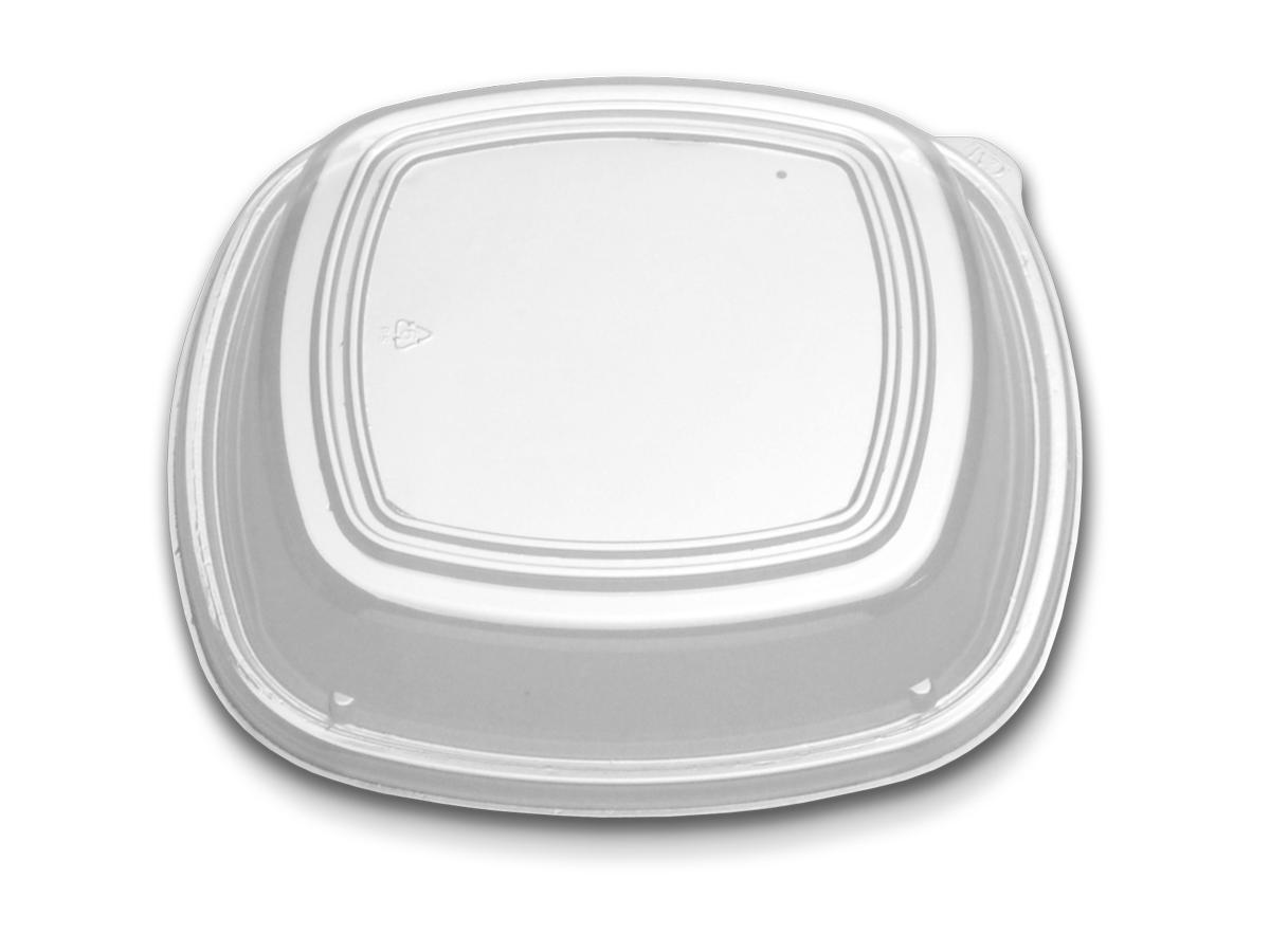 Forum® Lid Dome 10X10 IN PS Clear Square For Container 160/Case