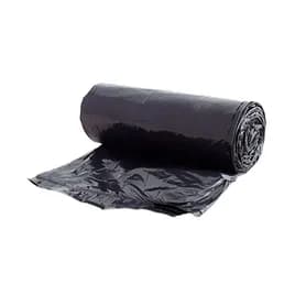 Can Liner 33X48 IN Black Plastic 1MIL Roll 25 Count/Pack 4 Packs/Case 100 Count/Case