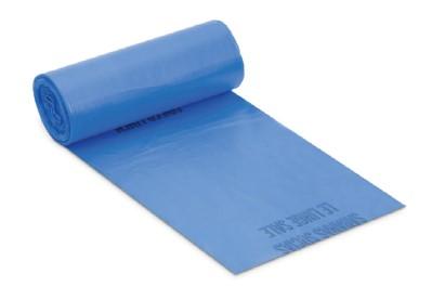 Hospi-Tuff® Soiled Linen Bag 30X43 IN 23 GAL Blue LLDPE 1.25MIL Coreless 20 Count/Pack 10 Packs/Case 200 Count/Case