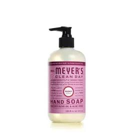 Mrs. Meyer's Clean Day® Hand Soap Liquid 12.5 OZ Peony Clear Pump 6/Case