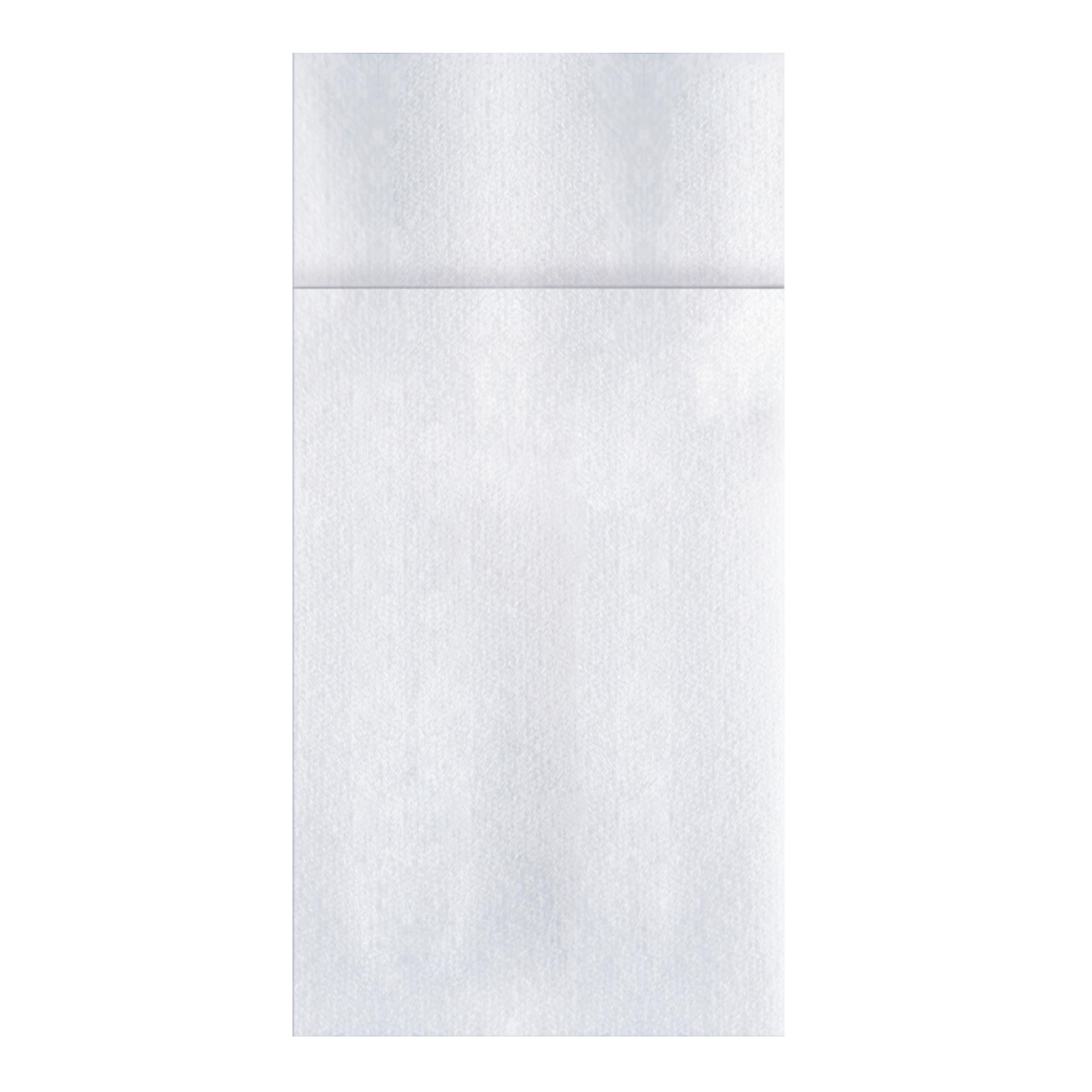 Linen-Like® Dinner Napkins 15X17 IN 8.5X4.25 IN White Airlaid Paper 300/Case