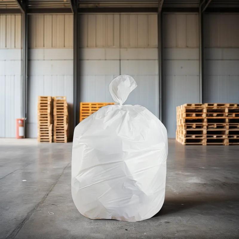 Victoria Bay Can Liner 24X32 IN White Plastic 0.45MIL 500/Case