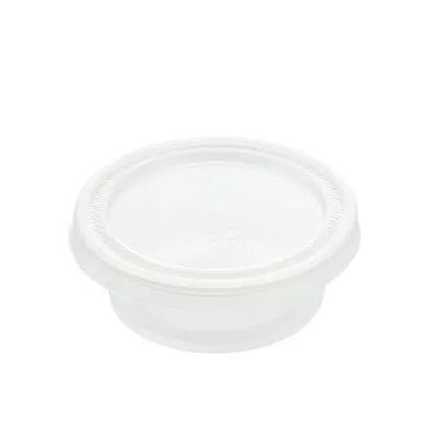 Lid PET Clear For 1.5-2-2.5 OZ Souffle & Portion Cup 2500 Count/Pack 1 Packs/Case 2500 Count/Case