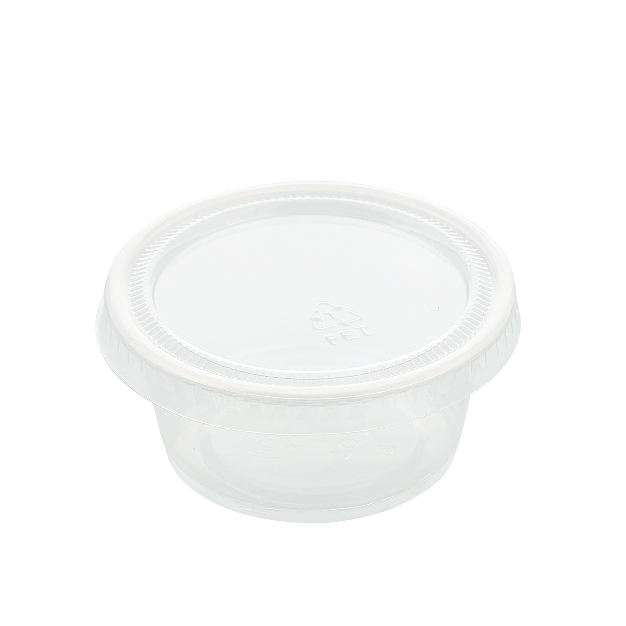 Souffle & Portion Cup 2 OZ PP Clear 2500 Count/Pack 1 Packs/Case 2500 Count/Case