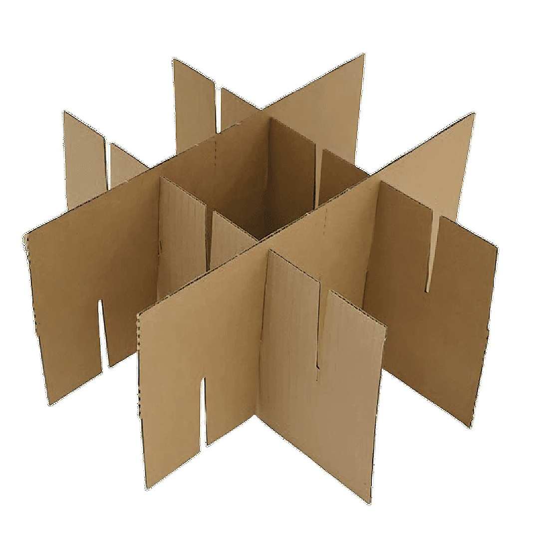 Box Insert 34.5X18.375 IN Kraft Corrugated Cardboard C-Flute 44ECT 1/Each