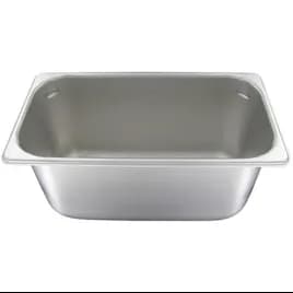Steam Table Pan 1/3 Size 6 IN Stainless Steel Silver 1/Each