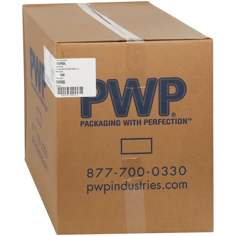 EarthChoice® Bowl & Lid Combo 48.0 OZ RPET Clear Swirl 150/Case