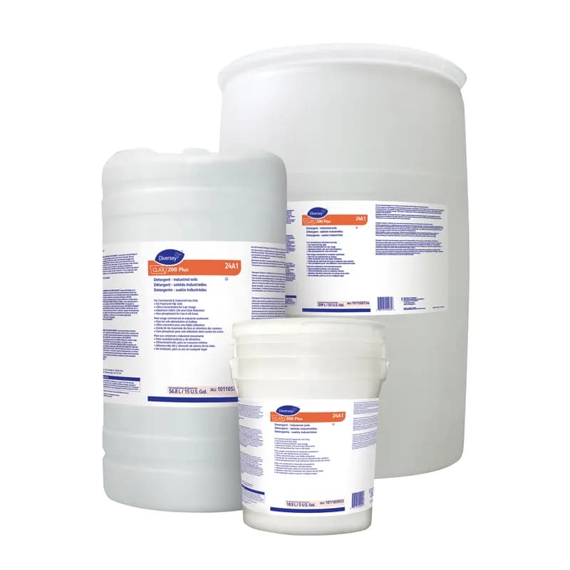 Clax® 200 Plus 24A1 Odorless Laundry Detergent 5 GAL Liquid Kosher 1/Each