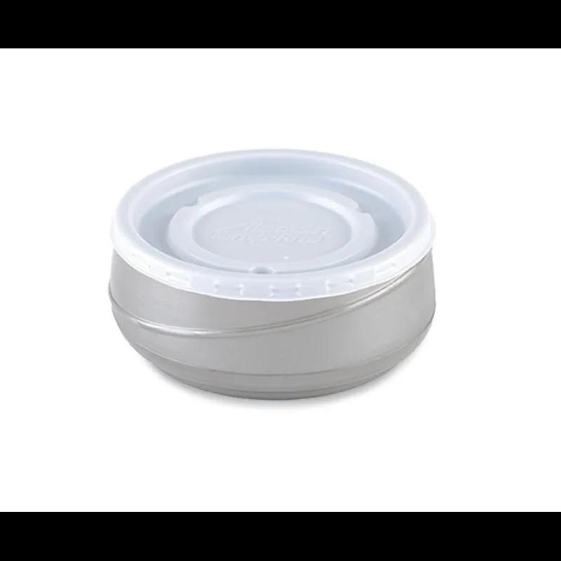 Lid Flat 1 Compartment Plastic Clear Round For 8-10-12 OZ Bowl 1000/Case