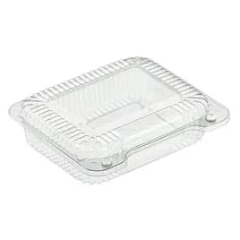 Polar Pak® Take-Out Container Base & Lid Combo With Dome Lid Small (SM) 6.25X4.875X1.5 IN PET Clear Square 300/Case