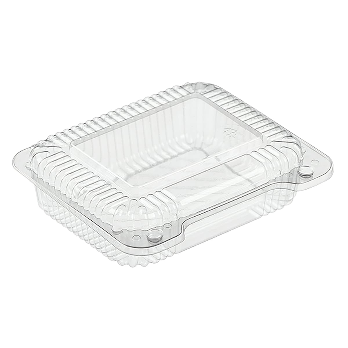 Polar Pak® Take-Out Container Base & Lid Combo With Dome Lid Small (SM) 6.25X4.875X1.5 IN PET Clear Square 300/Case