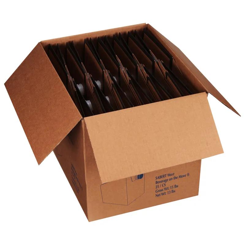 Beverage on the Move® Coffee Beverage Container 96 OZ Corrugated Paperboard Kraft Plain 25/Case