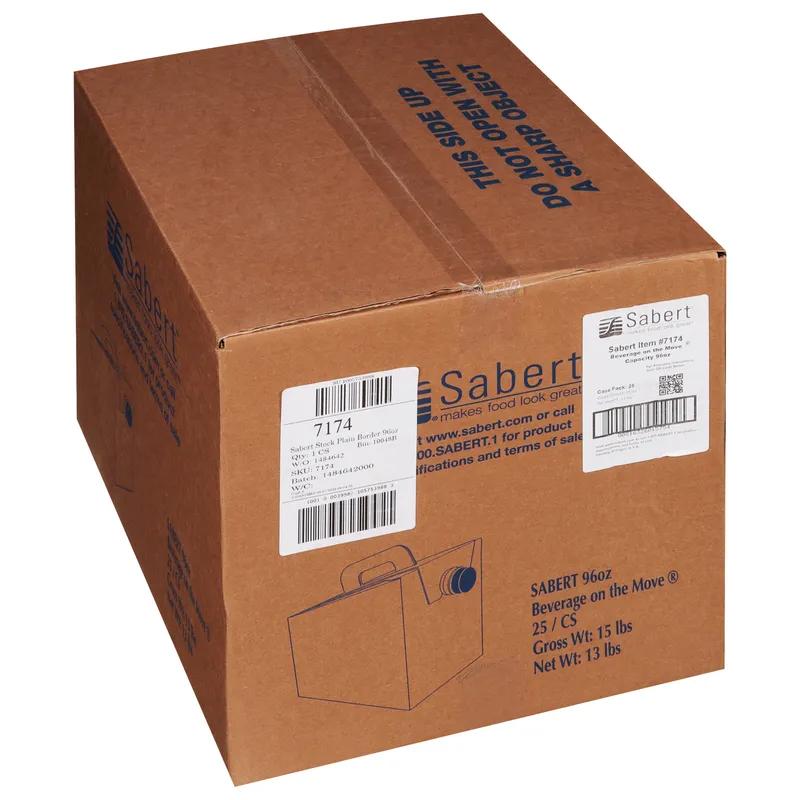 Beverage on the Move® Coffee Beverage Container 96 OZ Corrugated Paperboard Kraft Plain 25/Case