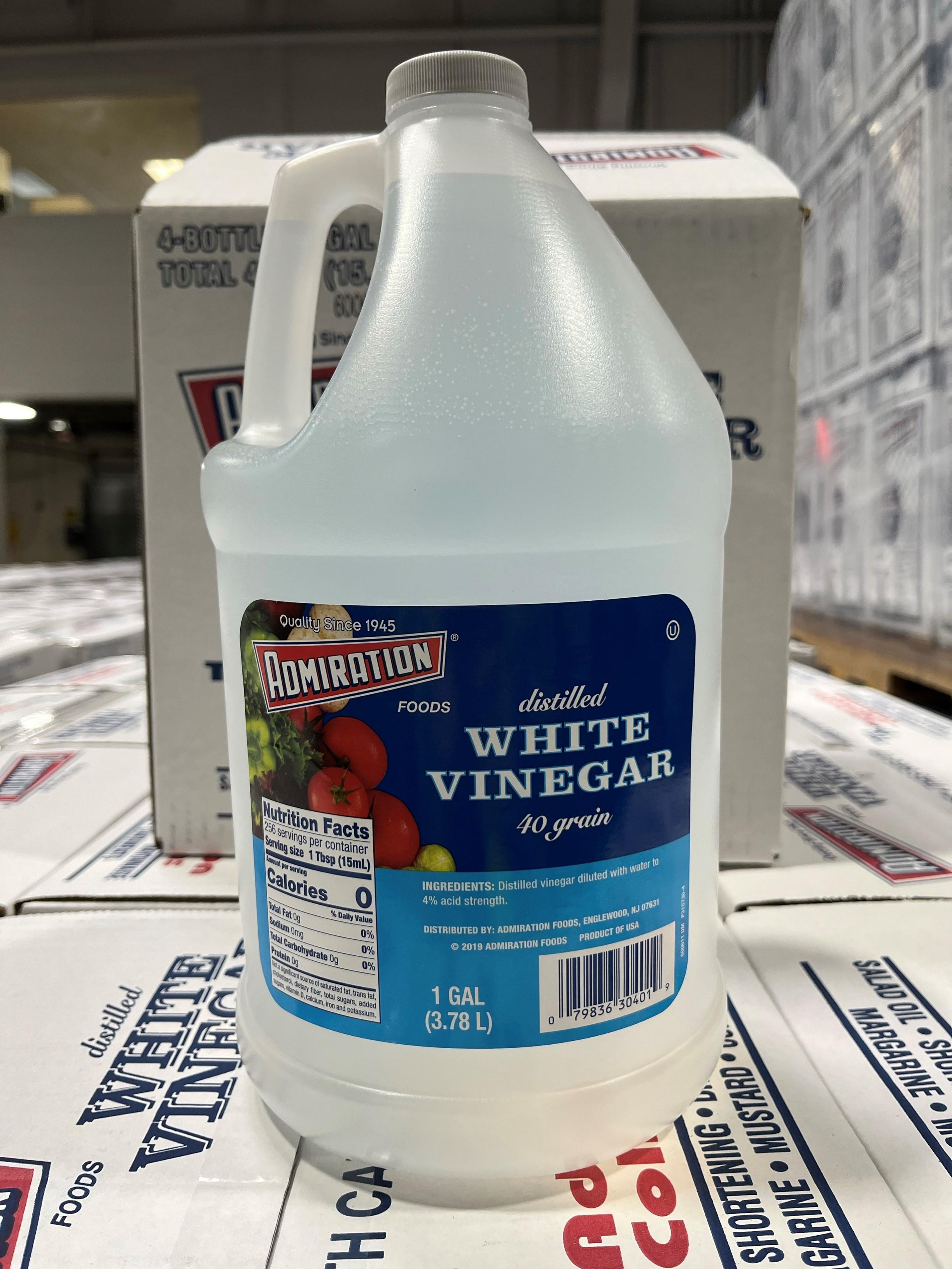 White Vinegar 1 GAL 4% Distilled 4/Case