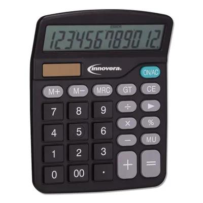 Innovera® Calculator 7.32X4.69X1.5 IN Black Plastic 1/Each
