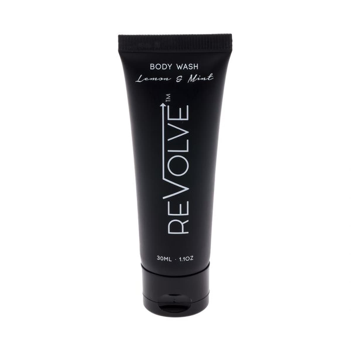 Revolve Body Wash Liquid 1 FLOZ Lemon Mint Black 300/Case