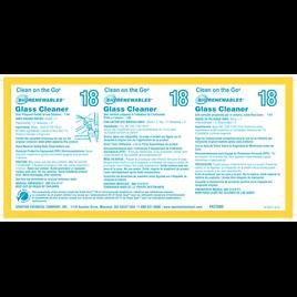 BioRenewables® Product Label Blue White Yellow 1/Each