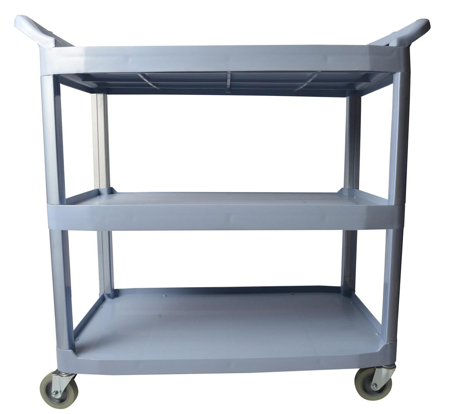 Utility Cart 39.75X19.75X38.75 IN Gray Plastic 1/Each