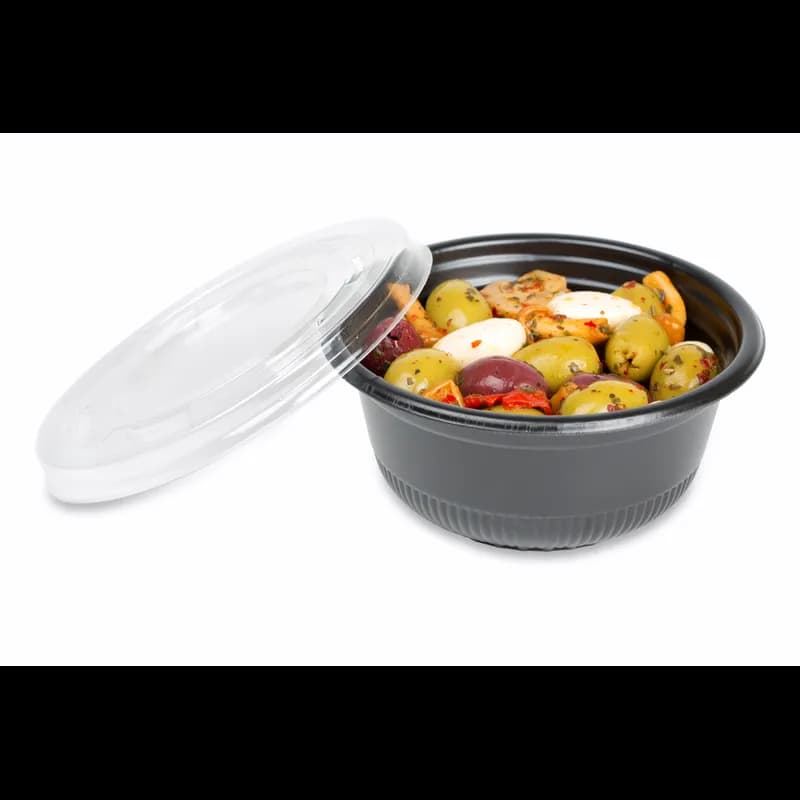 Lid 4X8 IN PS Clear Round For 12 OZ Bowl 500/Case