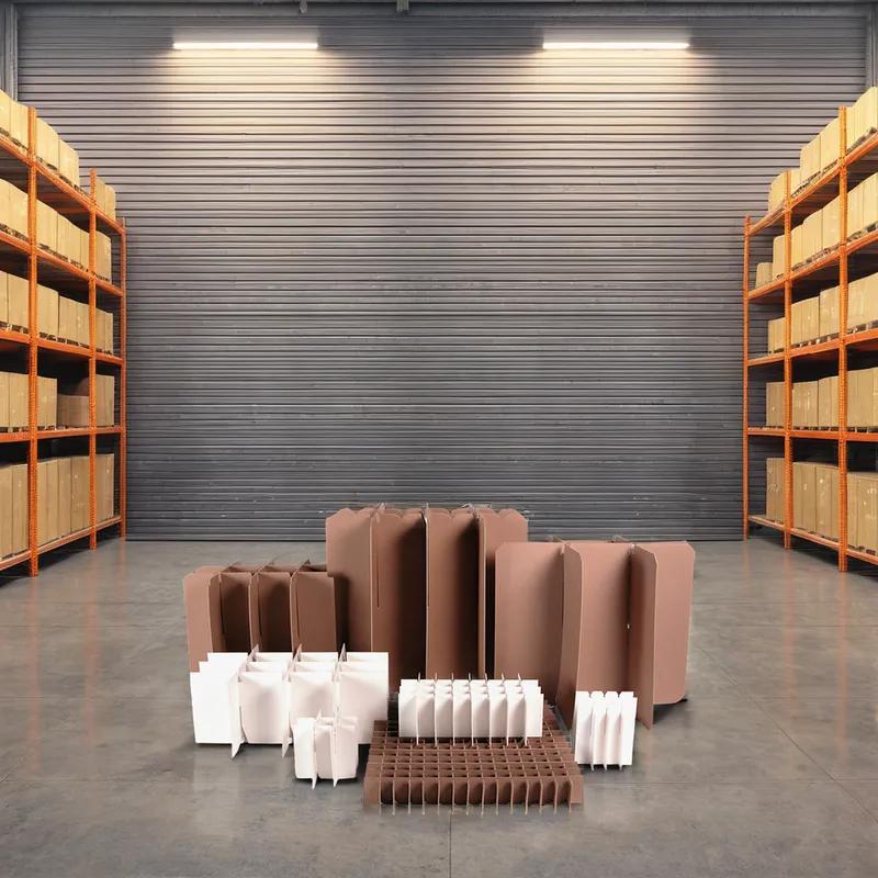 Partition 18.875X15.875X14 IN Kraft Fiber 1/Each
