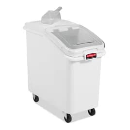 ProSave® Ingredient Bin 29.50X15.50X28 IN White PP PC Food Safe With 32 OZ Scoop 1/Each