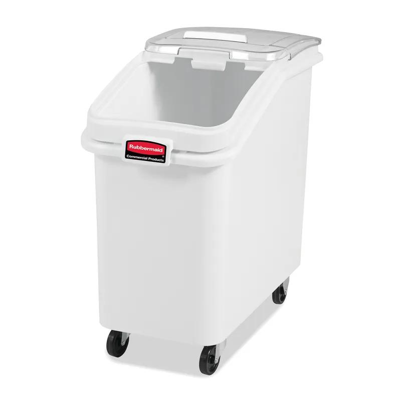 ProSave® Ingredient Bin 29.50X15.50X28 IN White PP PC Food Safe With 32 OZ Scoop 1/Each