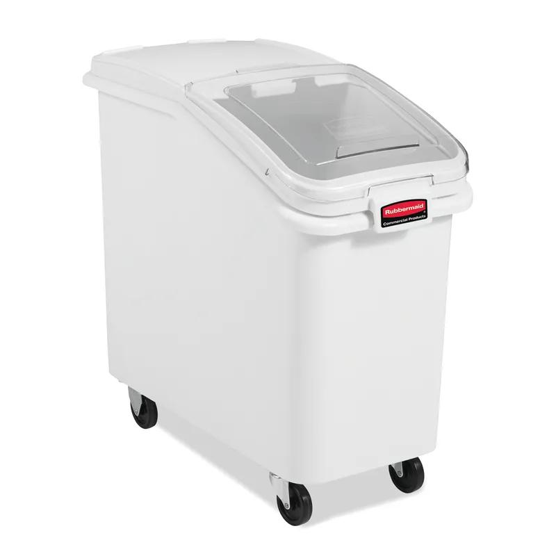 ProSave® Ingredient Bin 29.50X15.50X28 IN White PP PC Food Safe With 32 OZ Scoop 1/Each