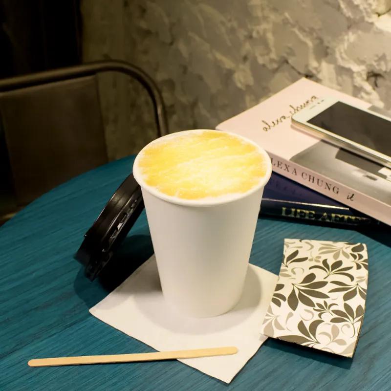 Karat® Hot Cup 12 OZ Double Wall Poly-Coated Paper White 1000/Case