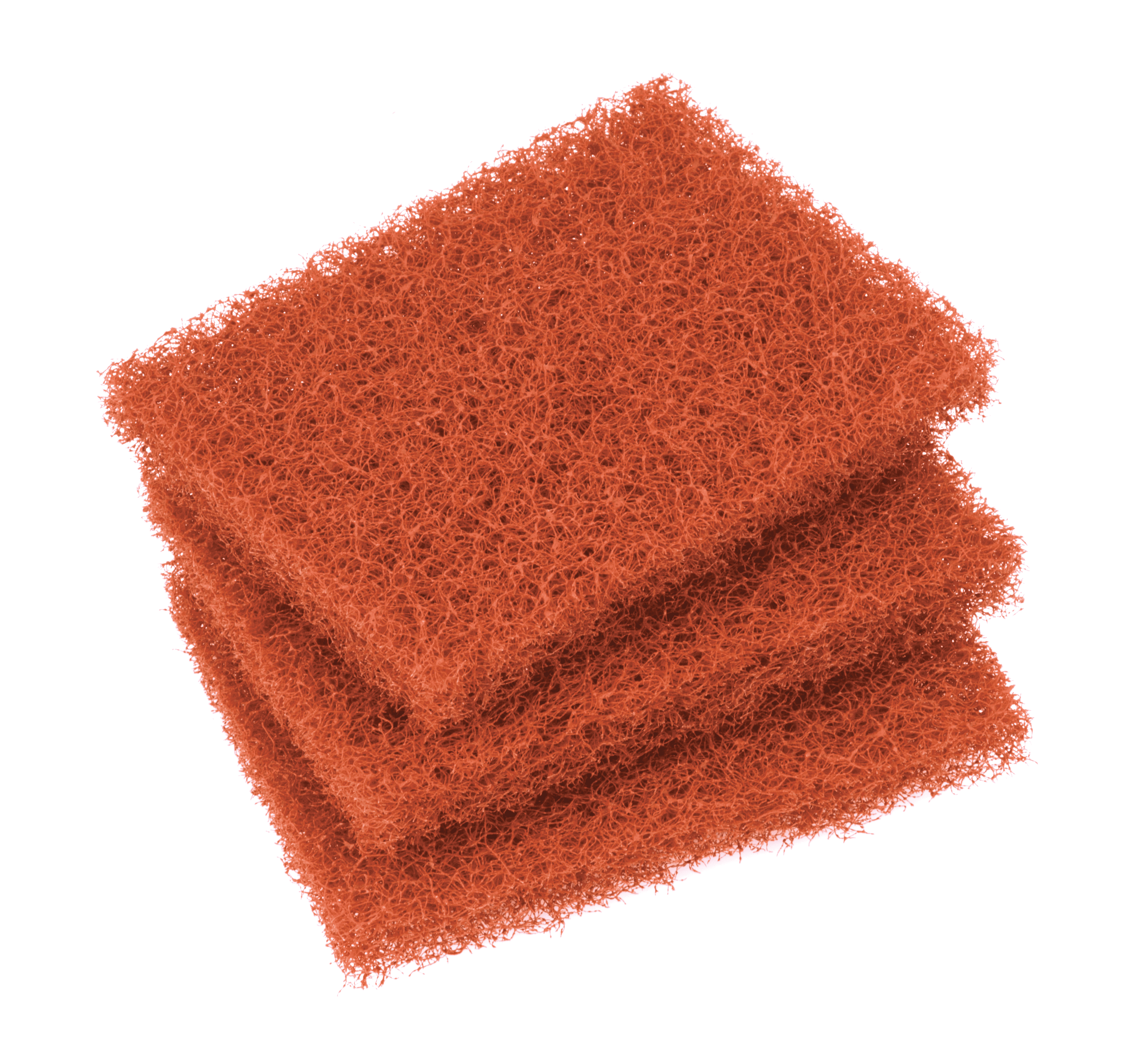 Scotch-Brite™ 746 Griddle Pad 4X4 IN Heavy Duty Fiber Orange Rectangle Reusable Quick Clean Dishwasher Safe 15/Case