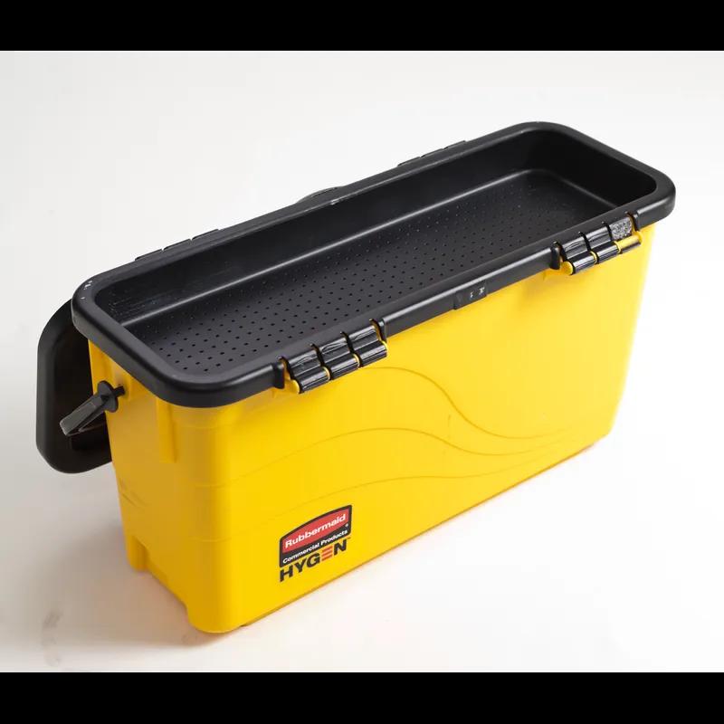 Hygen™ Mop Bucket & Sieve Resin Yellow Black Charging Lid 1/Each