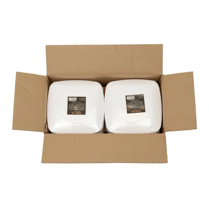 Plate 7.5 IN Plastic White Square 120/Case