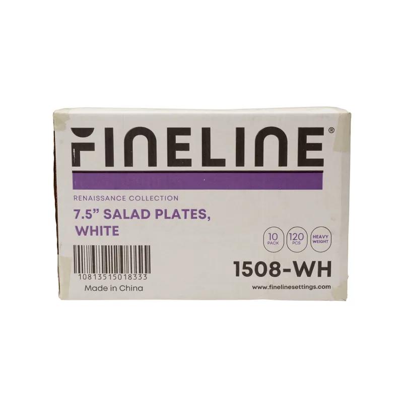 Plate 7.5 IN Plastic White Square 120/Case