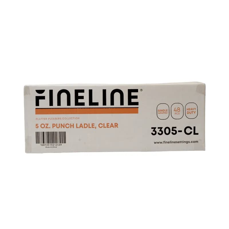 Ladle 5 OZ Plastic Clear 48/Case