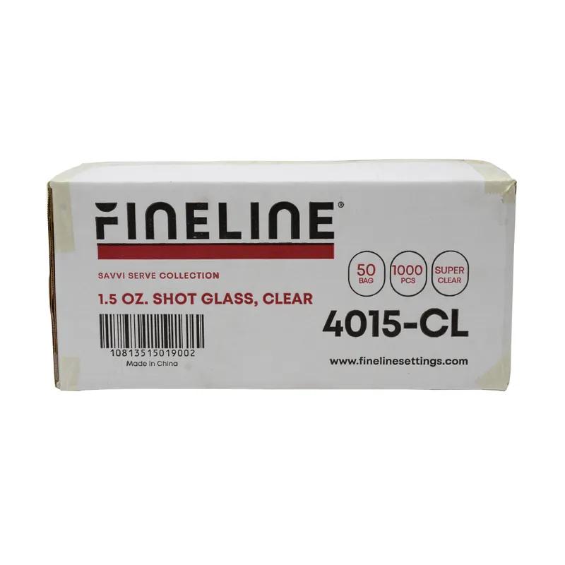 Cup Shot 1.5 OZ Plastic Clear 1000/Case