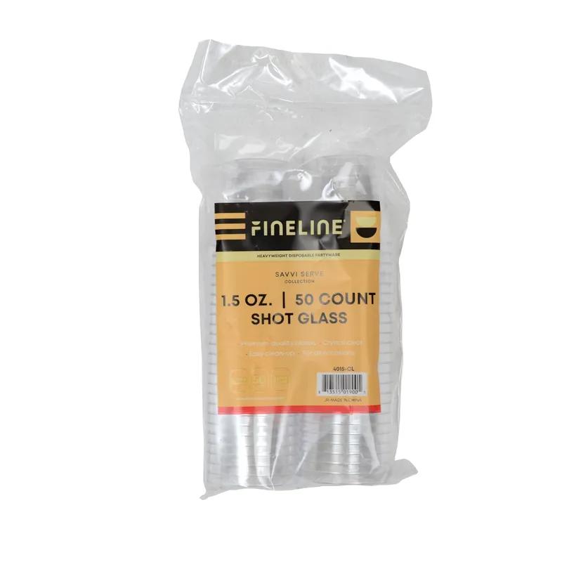 Cup Shot 1.5 OZ Plastic Clear 1000/Case