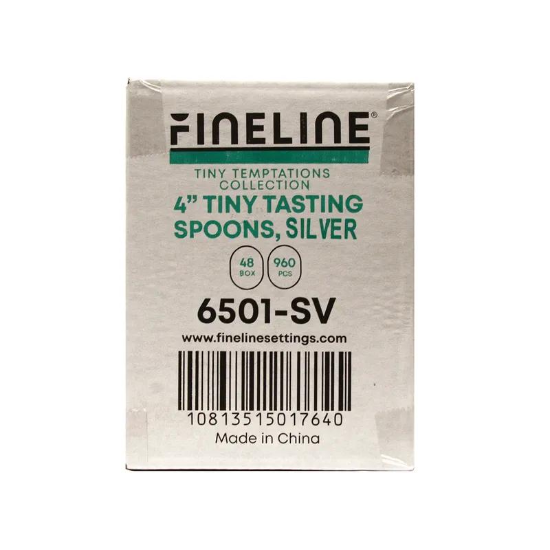 Spoon 4 IN Plastic Silver 960/Case