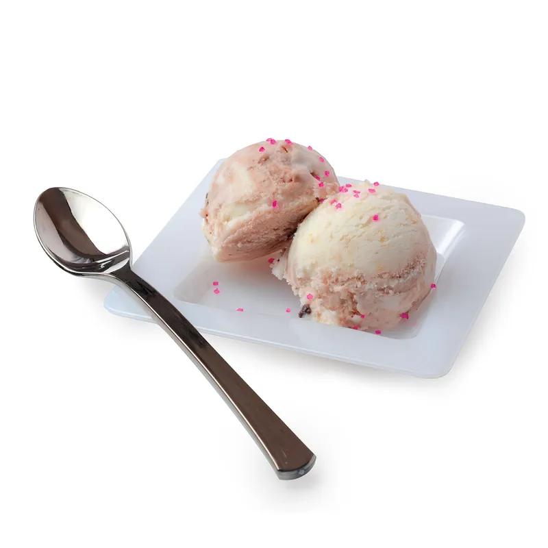 Spoon 4 IN Plastic Silver 960/Case