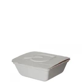 Folia Take-Out Container Fold-Top 6X5X3 IN Sugarcane White Rectangle 300/Case