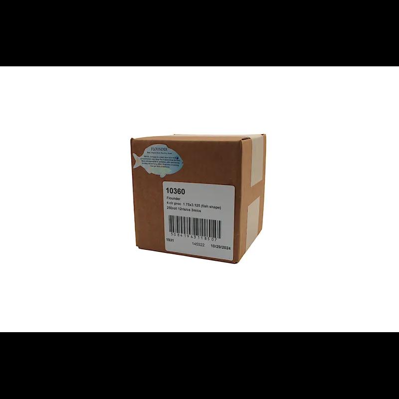 Flounder Meat Fish Recipe Label 1.75X3.125 IN Fish 4 Color Process 250 Count/Roll 12 Rolls/Case 3000 Count/Case