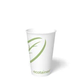 ecotainer Hot Cup 16 OZ Paper PLA 1000/Case