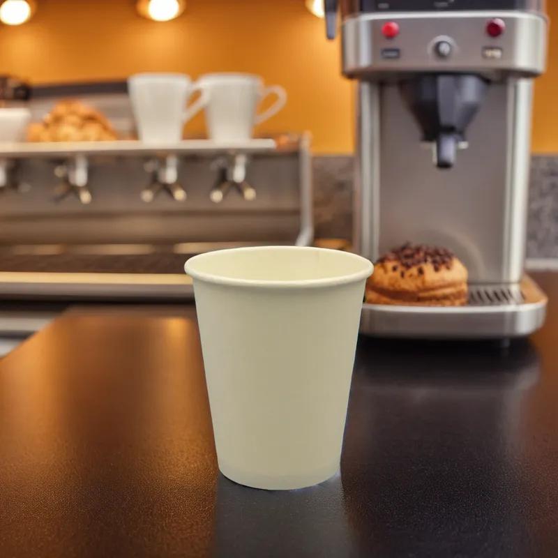 Carte Blanc Hot Cup 8 OZ Paper White 1000/Case