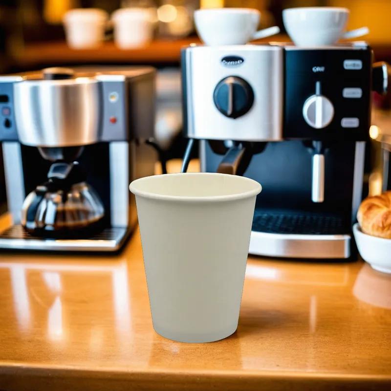 Carte Blanc Hot Cup 8 OZ Paper White 1000/Case