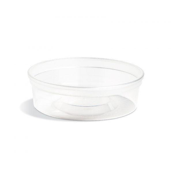 Deli Container Base 7 OZ PP Clear Round 500/Case