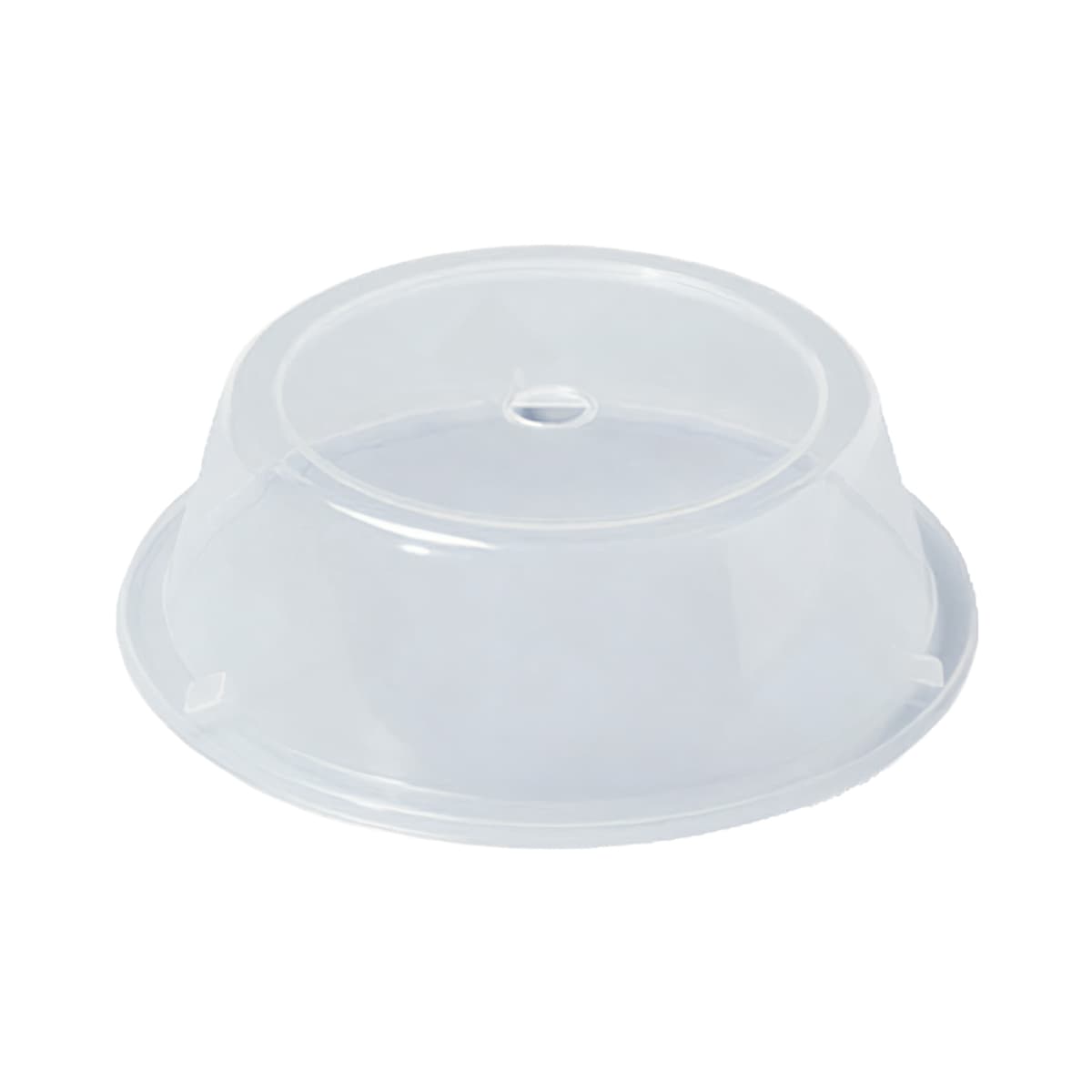 Lid 9 IN PP Clear Round For Plate Reusable 12/Pack