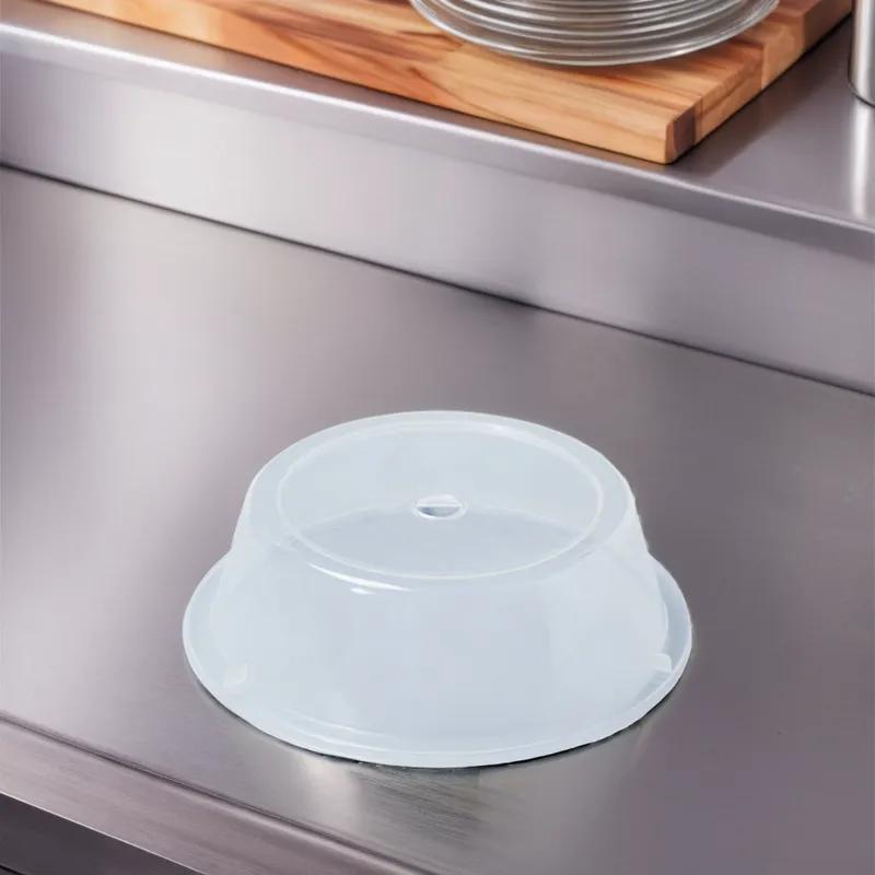 Lid 9 IN PP Clear Round For Plate Reusable 12/Pack