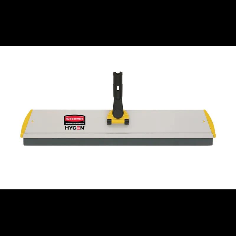 Hygen™ Mop Frame 24X5.5X1 IN Yellow Aluminum Quick Connect 1/Each