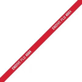 Red Endive Twist Tie 18X0.375 IN Paper Metal 250/Pack